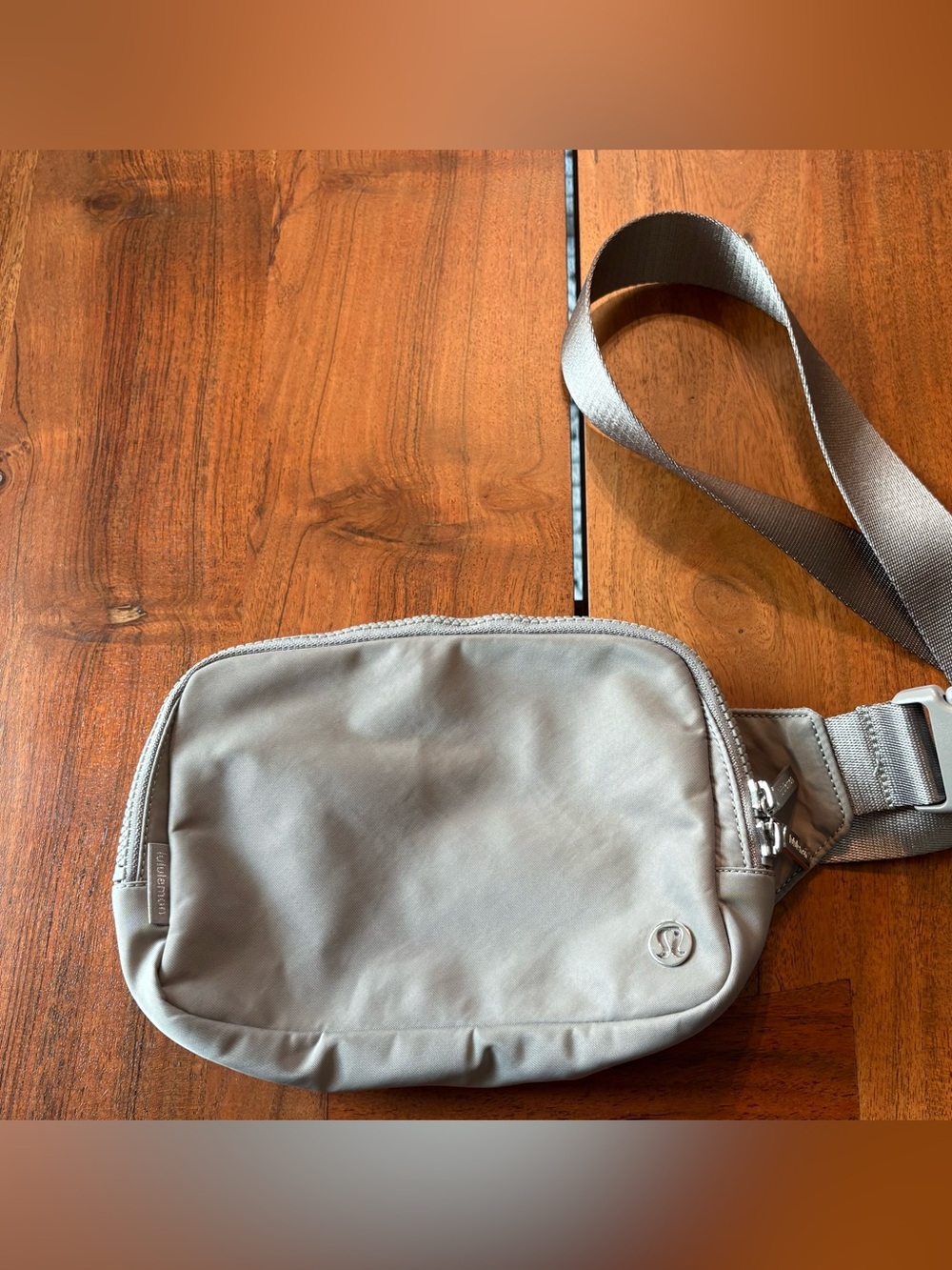 lululemon athletica Light Grayish/taupe Belt Bag with Adjustable Strap 2L